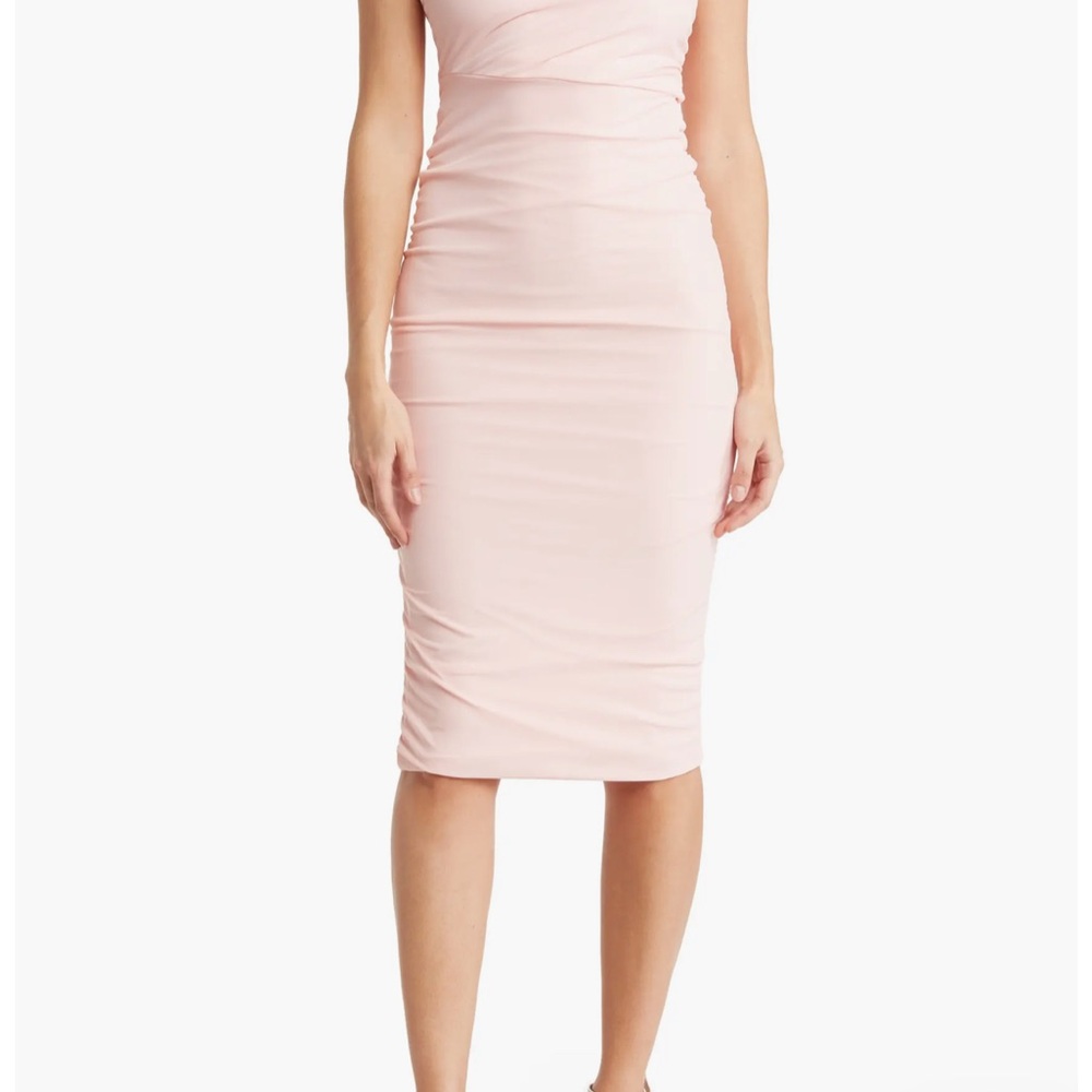 Nordstrom One-Shoulder Body-Con Midi Dress